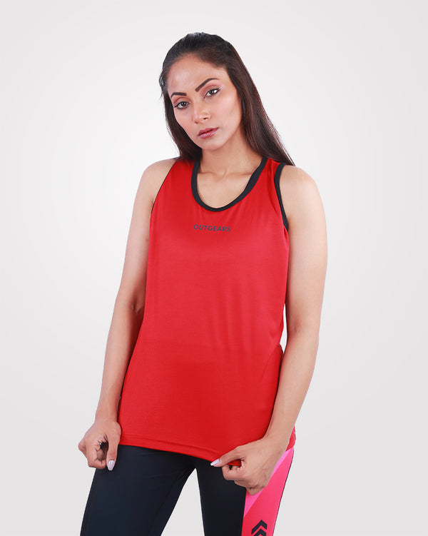 Women’s Tank Top Red Drifit
