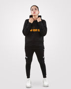Women Black Hoodie Do More