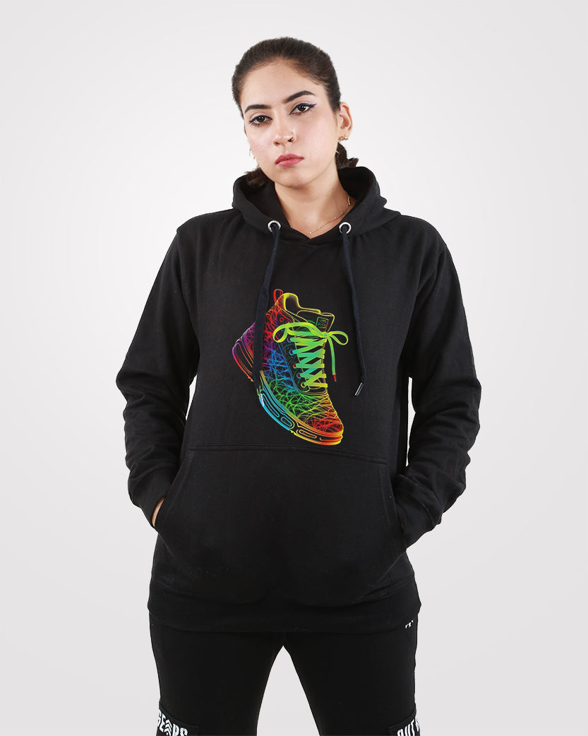 Women Black Hoodie Jogger