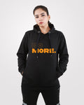 Women Black Hoodie Do More