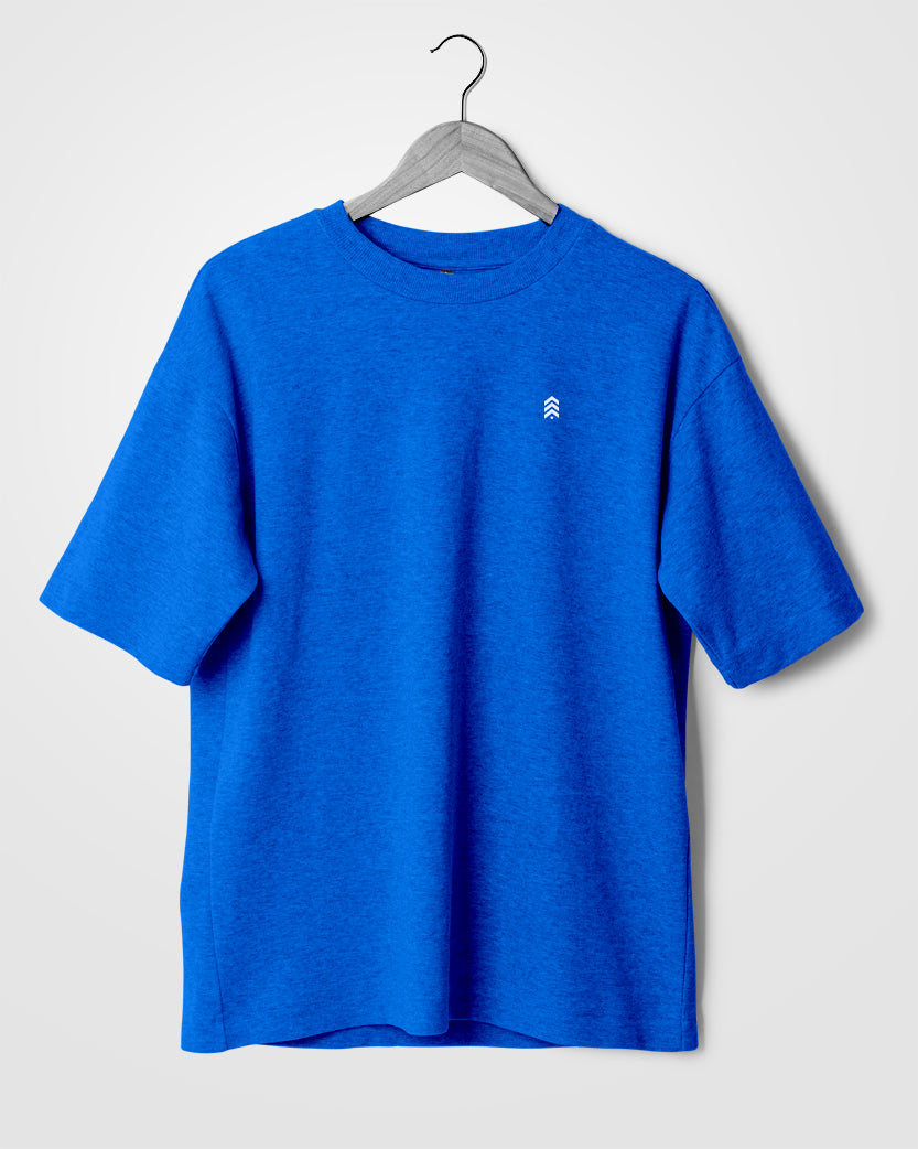 Men's Over Size T-Shirt Blue - Outgears Fitness