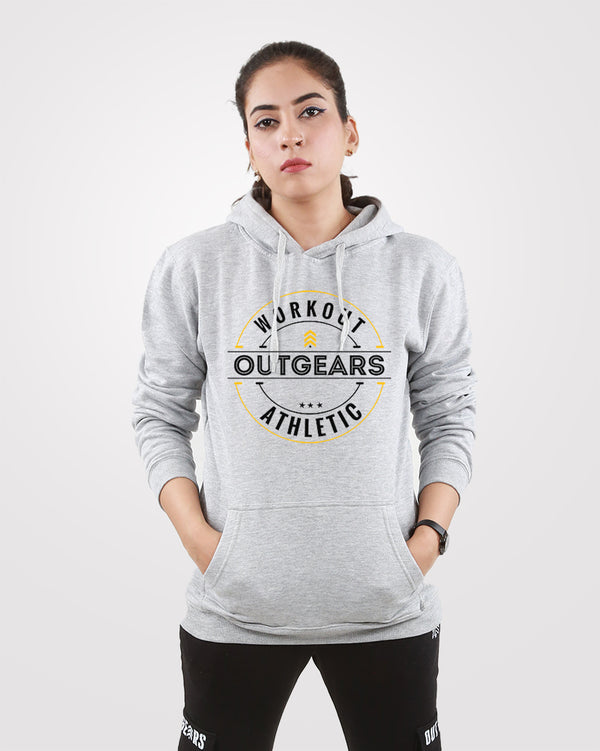 Women Outgears Pullover Hoodies Gray