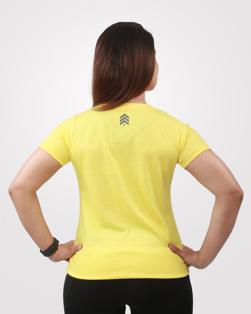 Women's Yellow Basic T-Shirt