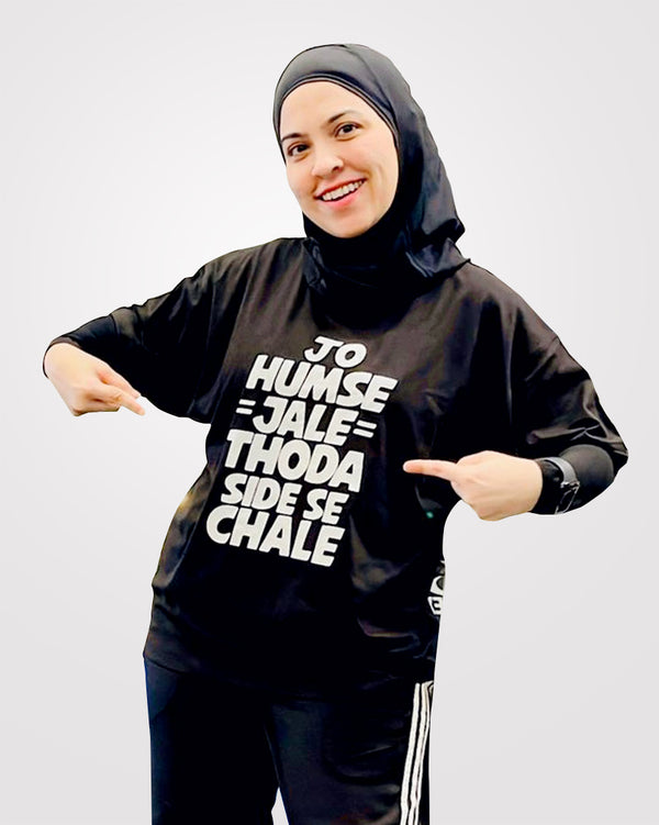 Women's Over Sized T-Shirt Black