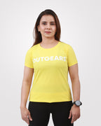 Women's Yellow Basic T-Shirt