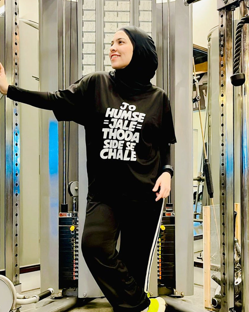 Women's Over Sized T-Shirt Black