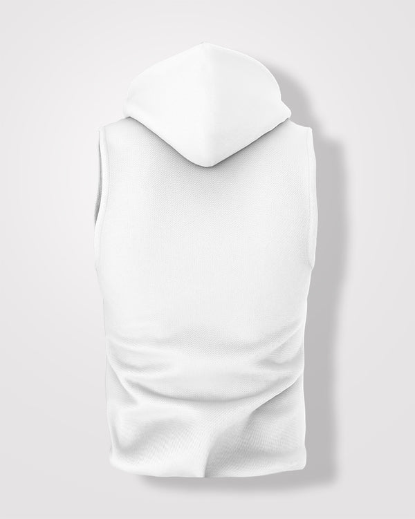 Hood Tank Top White