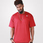 Men's Over Size T-Shirt Maroon - Outgears Fitness