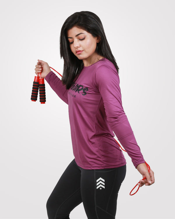 Purple Full Sleeves Tee Dri-Fit