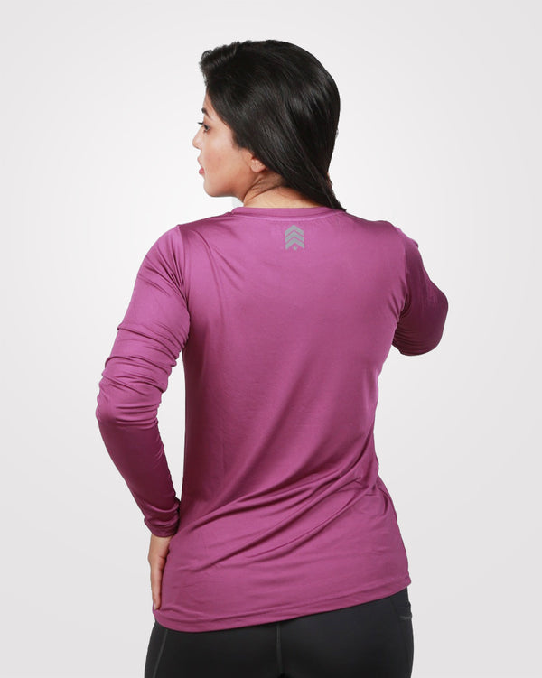 Purple Full Sleeves Tee Dri-Fit