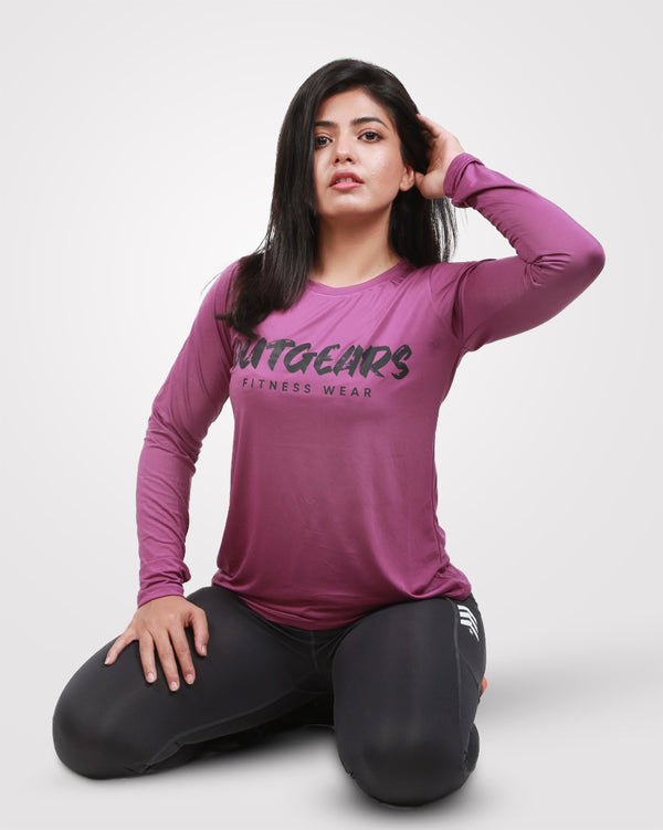Purple Full Sleeves Tee Dri-Fit