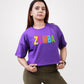 Zumba Crop TShirt Purple