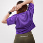 Zumba Crop TShirt Purple