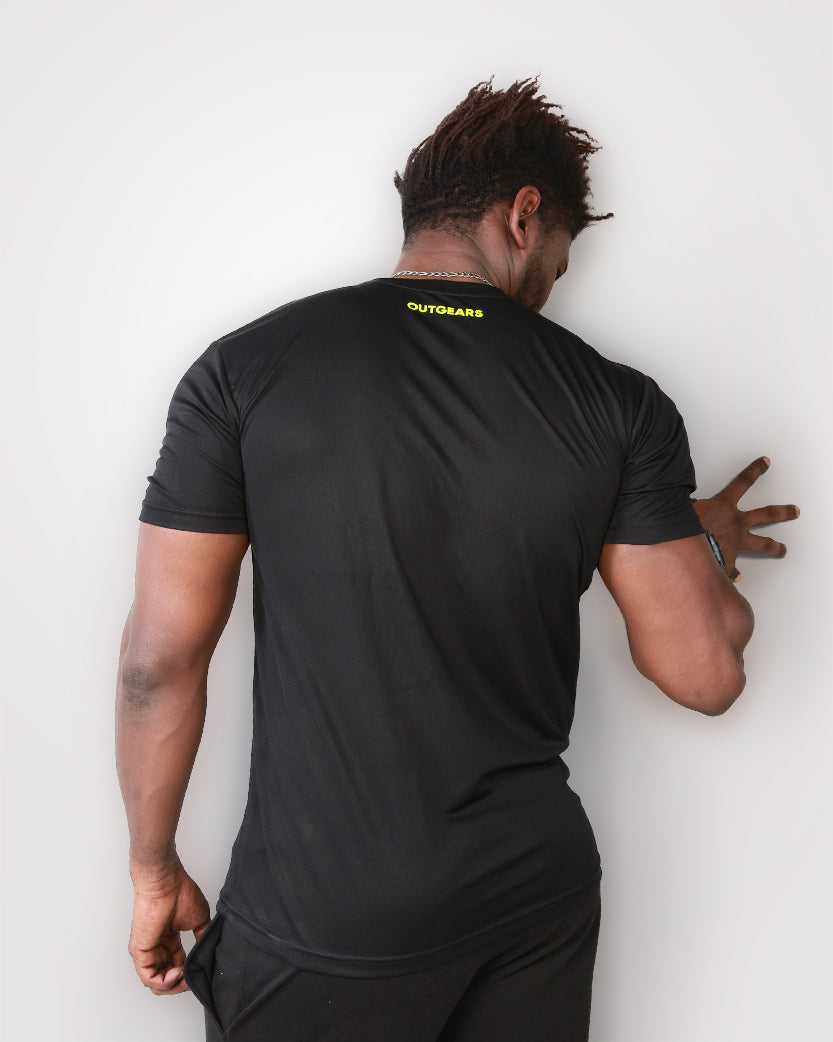 Black Dri-Fit Tee - Outgears Fitness