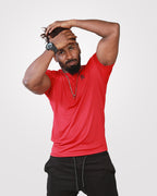 Red Dri-Fit Tee - Outgears Fitness