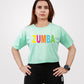 Zumba Crop TShirt Sea Green