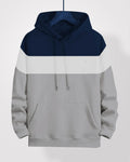 Pullover Hoodies Stripes Navy - Outgears Fitness