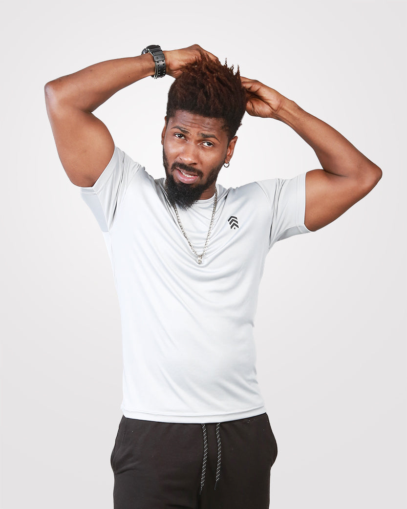 Gray Dri-Fit Tee - Outgears Fitness