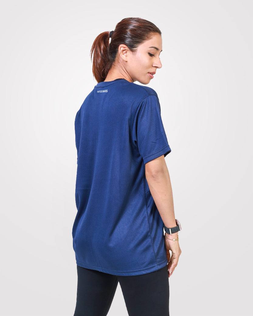 Women's Relaxed Drifit T-Shirt Navy