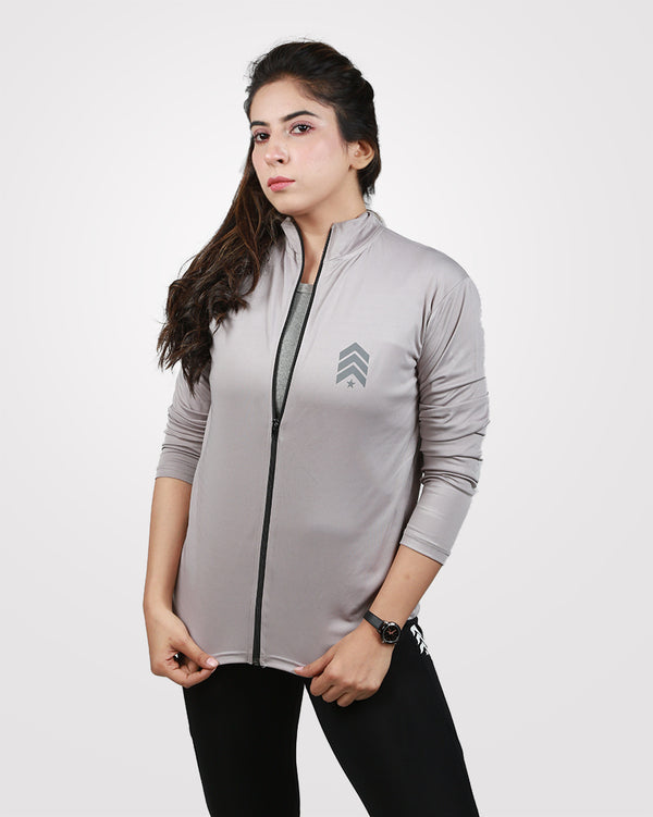 Gym Jacket For Women Gray