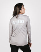 Gym Jacket For Women Gray - Outgears Fitness