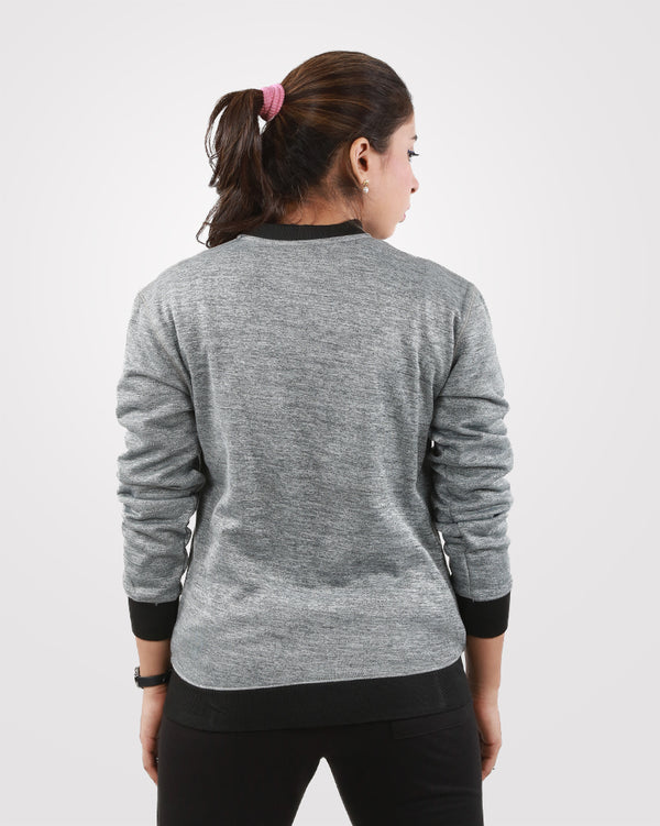 Women Bomber Jacket Gray 2.1