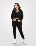 Women Winter Black Tracksuit - Outgears Fitness