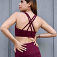 Maroon Sports Bra - Outgears Fitness