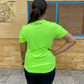 Women Dri-Fit T-Shirt Neon Green