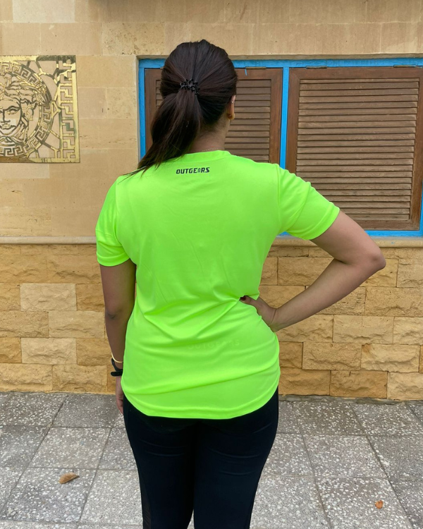 Women Dri-Fit T-Shirt Neon Green