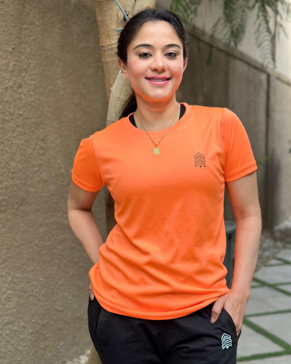 Women Dri-Fit T-Shirt Orange