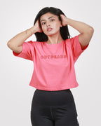 Outgears Crop Tee Pink