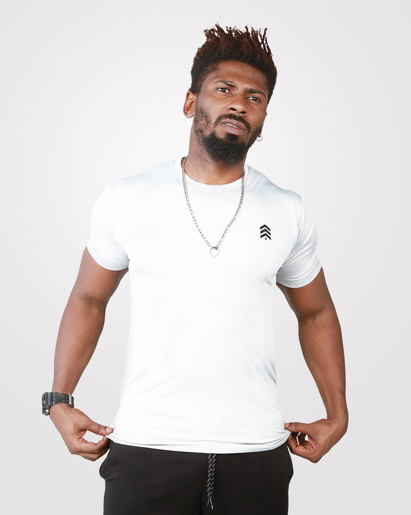 Mens White Dri-Fit Tee
