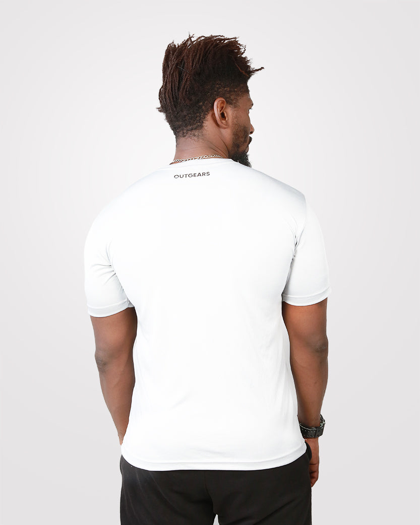 Mens White Dri-Fit Tee
