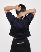 Outgears Crop Tee Navy