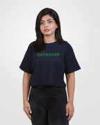 Outgears Crop Tee Navy