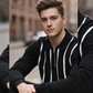 Classic Stripe Half-Zip Sweatshirt
