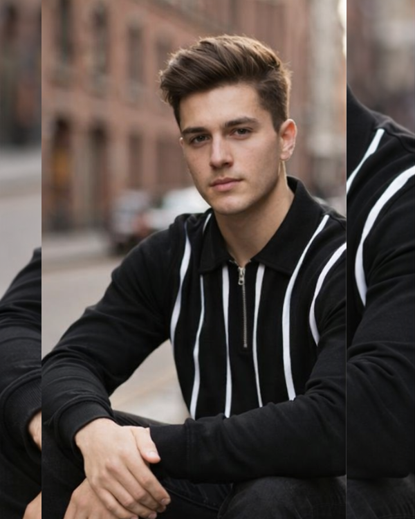 Classic Stripe Half-Zip Sweatshirt