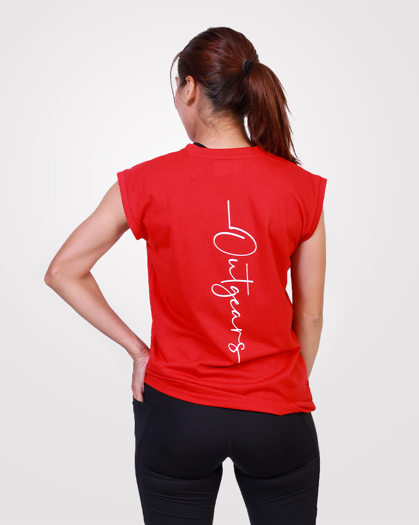 Womens Signature Tank Top Red