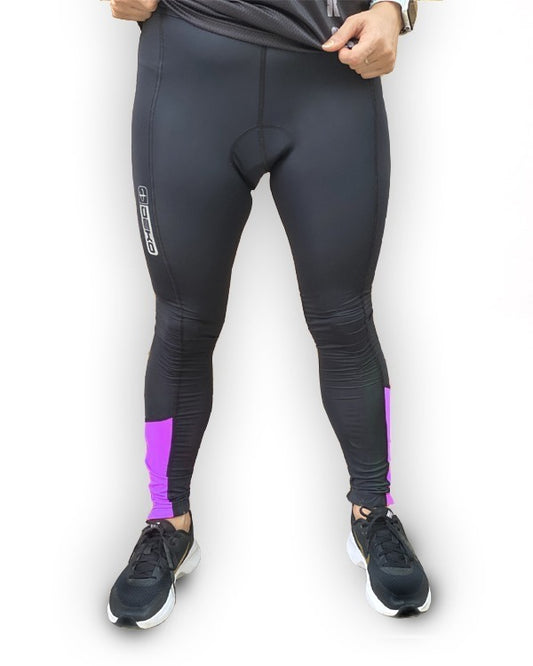 Women’s Cycling Padded Tights in Purple