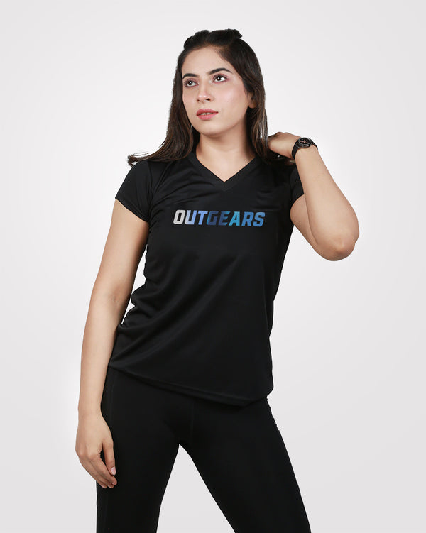 Womens V-Neck Dri-Fit TShirt