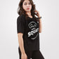 Women's Over Sized T-Shirt Black