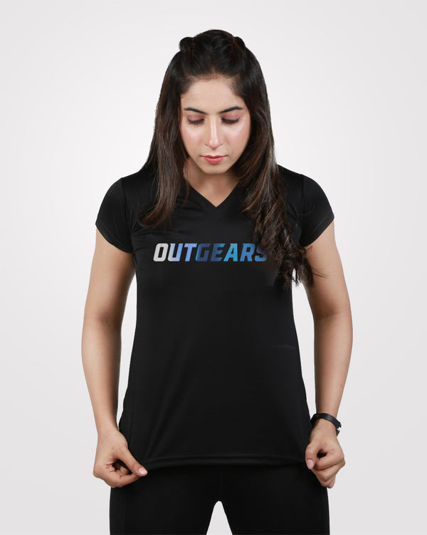 Womens V-Neck Dri-Fit TShirt