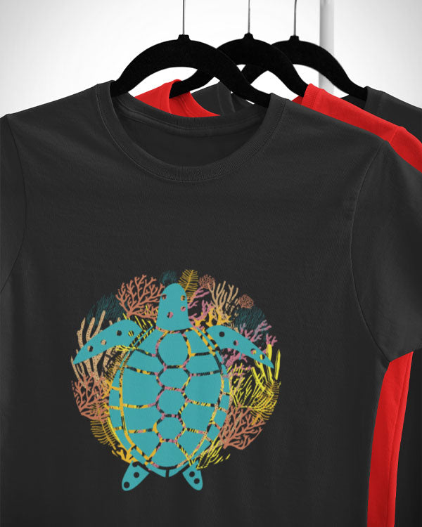 Women’s Turtle T Shirts Half Sleeves