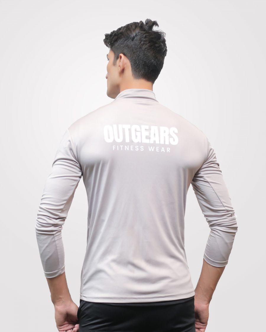 Summer Gym Jacket For Men’s Gray - outgearsfitness