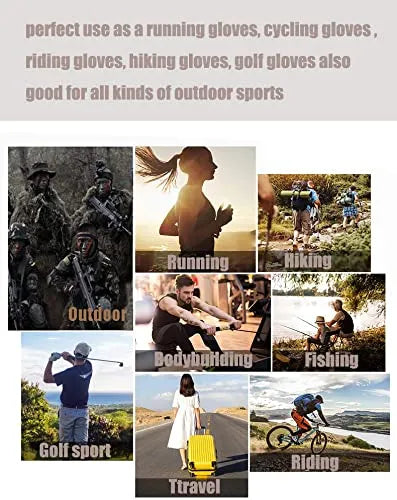 Workout Exercise Red Gloves, Full Finger Gloves for Men Women Cycling, GYM CrossFit - outgearsfitness