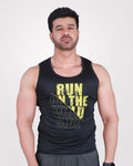 Mens Sando Black Drifit - outgearsfitness