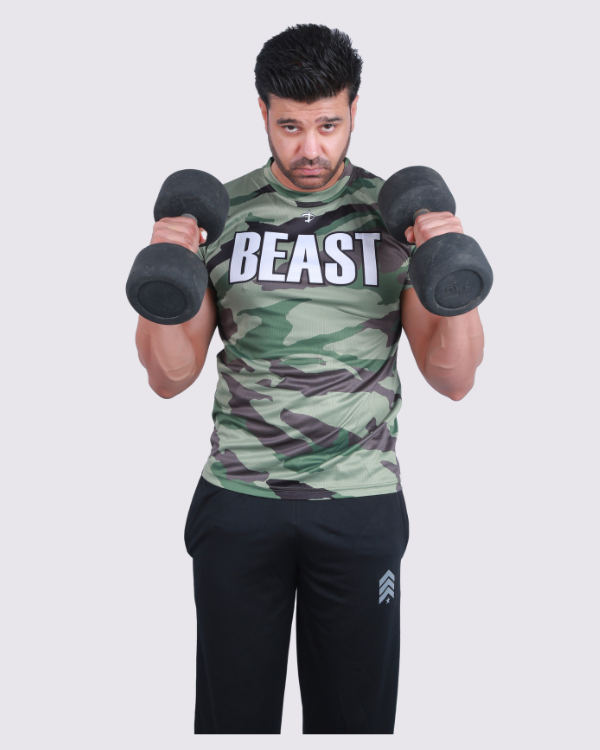 Mens Camo Gym Tee Drifit - outgearsfitness