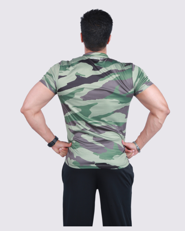 Mens Camo Gym Tee Drifit