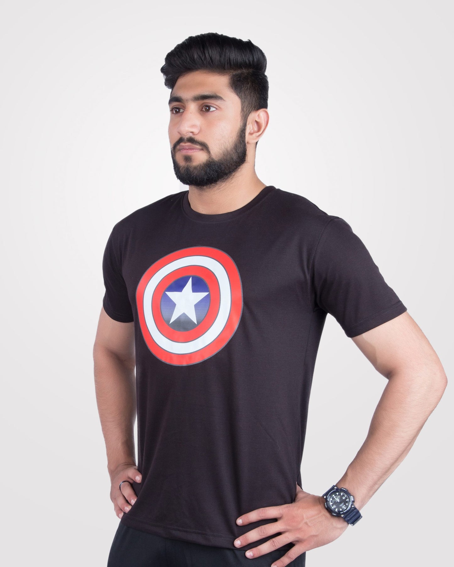 Cotton Tee Captain America - outgearsfitness